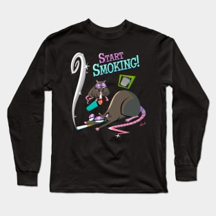 Smoking Rats Long Sleeve T-Shirt